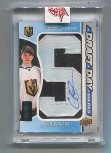 2018-19 SP Game Used - CODY GLASS - Autograph Draft Day Patch S Rookie #d/35 - Picture 1 of 1