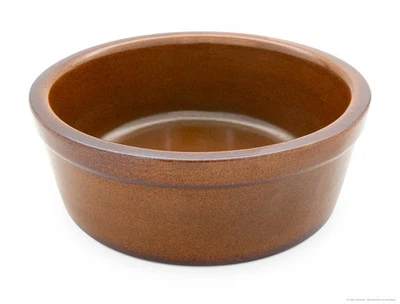 KERAZO Keramik 3,8 L Hundenapf –  28cm Futterschale  für Futter & Wasser, braun - Bild 1 von 4