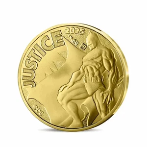 Francia 250 euros 2025 DC COMICS Batman Justice 2 g oro BU con embalaje original (1) - Imagen 1 de 5