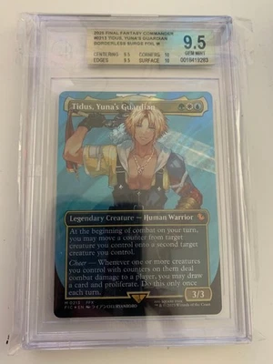 Tidus, Yuna's Guardian Surge Foil #0213 BGS 9.5 Graded Final Fantasy MTG - Image 1 of 2