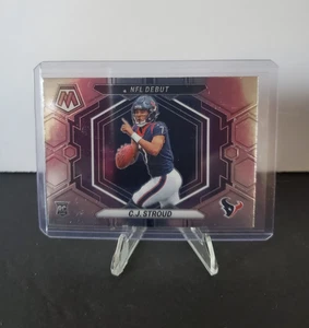 2023 Panini Mosaic C.J. Stroud RC Silver Holo NFL Debut Houston Texans Rookie. - Bild 1 von 2