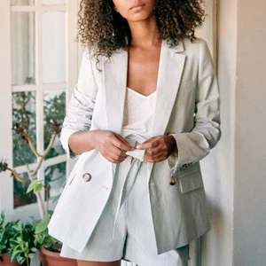 Sezane Christie Blazer Jacke gestreift Größe 36 (US 4) - Bild 1 von 5