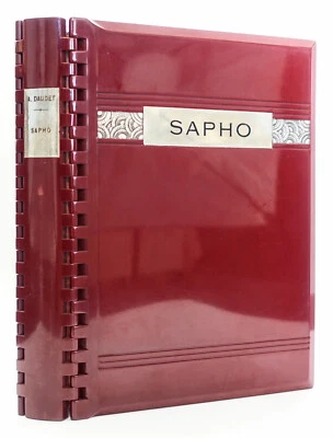 📖 RELIURE PIANO SIGNÉE JOTAU - ALPHONSE DAUDET - SAPHO - RARISSIME - Photo 1/4