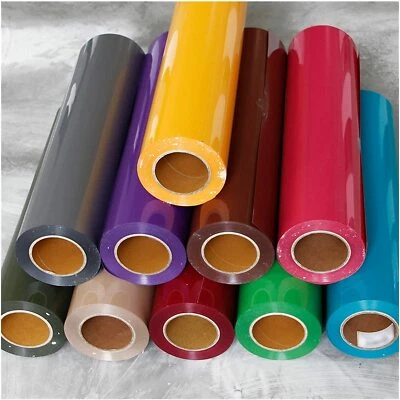 Heat Transfer Vinyl Rolls 12'' X 5FT/8FT/12FT/15FT/20FT/25FT/50FT Iron on Vinyl - image 1 of 4