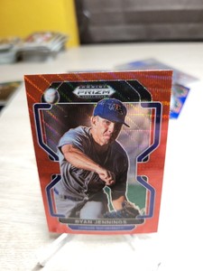 2022 Prizm Draft Picks Baseball Base Red Wave #PDP128 Ryan Jennings