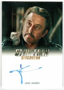 STAR TREK DISCOVERY SEASON 3 JAKE WEBER AS ZAREH AUTOGRAPH VL