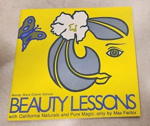 Vtg 1974 Wendy Ward Charm School Beauty Lessons Book Montgomery Ward RARE - Foto 1 di 10