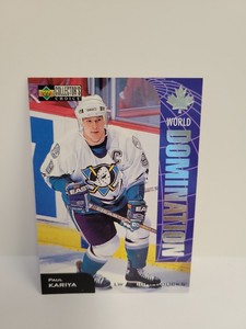 Paul Kariya 1997 Collector's Choice World Domination #W-5 NM-M