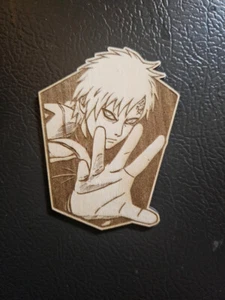 Anime Naruto Gaara Holzmagnet - Bild 1 von 2