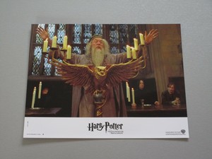MICHAEL GAMBON MAGGIE SMITH ALAN RICKMAN "HARRY POTTER..." LOBBY CARD LB5