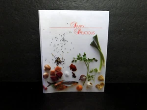 Cookbook "Simply Delicious" Vintage Loose Leaf Binder Ex. VTG Condition - Imagen 1 de 8