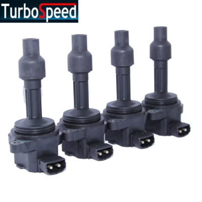 Bobina de ignição 4x para 00-04 Volvo V40 Wagon/S40 Sedan 4D 1.9L DOHC 1275602/UF365 - Imagem 1 de 4