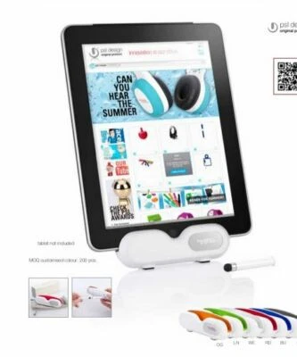 Mini soporte de escritorio portátil HP de diseño para tableta/teléfono celular/iPad/iPhone Foto 1 de 4