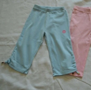 Gymboree ICE CREAM SOCIAL Knit Capris Pants Baby Blue or Piink NWT 4T 5T - Picture 1 of 5