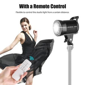 Andoer 60W 5600K LED Licht Foto Studioleuchte Videoleuchte Bowens Weiß Lich - Imagen 1 de 10