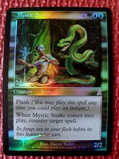 MtG Foil MYSTIC SNAKE 97/121 Time Spiral TSP Timeshifted WORLDWIDE Magic NM/NM+