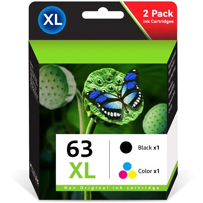 63XL 63XXL Ink Cartridge For HP Officejet 5258 5255 5252 5260 5212 4650 3830 LOT - Image 1 of 4