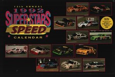 13th Annual Superstars of NASCAR 1992 Calendar 090121WEECAL