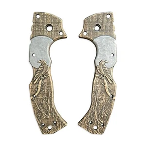 Moon Raven - Cold Steel 4-Max Scout Knife Scales - Picture 1 of 3