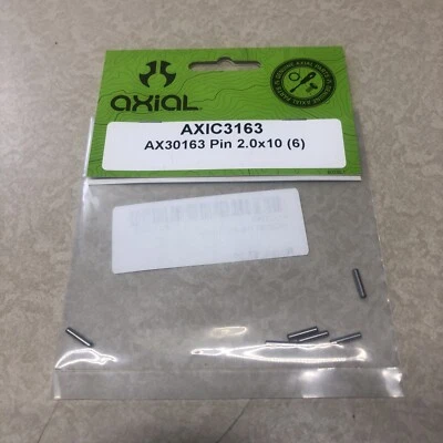 Axial AXIC3163 Pin 2.0x10 (6) SCX10/SMT10/YETI/WRAITH/RR10/AX10 HH - Image 1 of 2