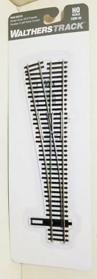 Left Hand #5 turnout switch Code 83 Nickel Silver Walthers DCC friendly 83015 HO - Image 1 of 4