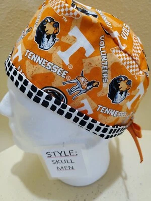 Tennessee Volunteers (University) Men's Skull/Chemo Surgical Scrub Hat/Cap - Image 1 of 4