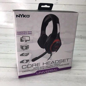 Nyko Core Headset- Universal All Console Gaming Headset - Lights Up 3.5mm Audio - Picture 1 of 8