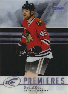 2007-08 Upper Deck Ice #126 David Koci/1999 Rookie Hockey Card