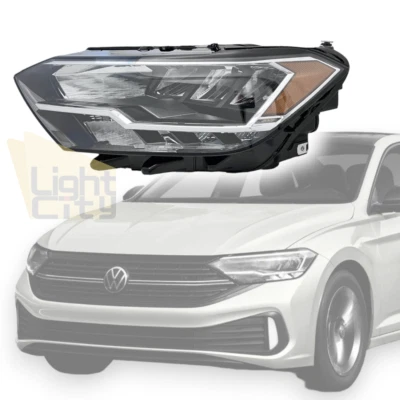 [LED] For 2019-2023 Volkswagen Jetta Non-Projector Driver Side Headlight LH - Image 1 of 4