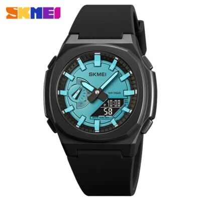 SKMEI Men Watch Luxury Military Wristwatch LED Digital Fashion Boy Sport Watches - Image 1 of 4