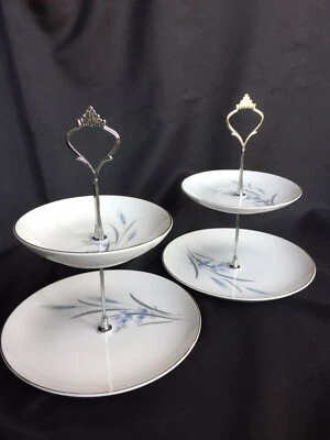 Two Tier Dessert Trays - Image 1 of 4