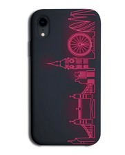 Neon Colour London Skyline Design Phone Case Cover City Sky Line Buildings K362