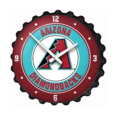 Arizona Diamondbacks 18.5" Bottle Cap Wall Clock - Image 1 of 3