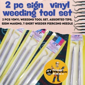 2 x Weeding Needles Tool Craft Set Sign Making T-Shirt Weeder Piercing Needles - Picture 1 of 9