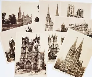 8 Antique Mentor Association Intaglio-gravures of European Cathedrals. - Picture 1 of 6