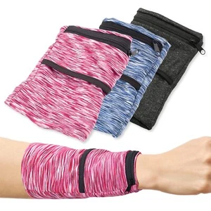 3Pcs Wrist Wallet with Zipper Lightweight Phone Wristband for Running Breatha... - Picture 1 of 7