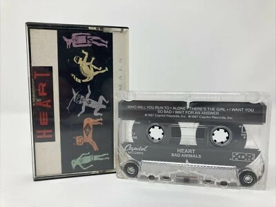 Heart - Bad Animals (Cassette, 1987) - Image 1 of 2