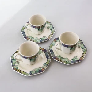 Villeroy & Boch - Pasadena - Konvolut - Efeumotiv - 28 Teile - Tassen, Teller - Bild 1 von 11