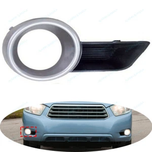 Right Front Bumper Fog Light Cover Grille Trim For Toyota Highlander 2008-2010 - Picture 1 of 3