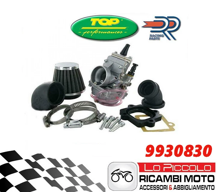 9930830 KIT ASPIRAZIONE COLLETTORE+CARBURATORE MIKUNI 24 X MINARELLI ORIZZONTALE - Imagen 1 de 1