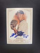 Hiroki Kuroda New York Yankees Signed Auto 2012 Topps Allen & Ginter Card #287