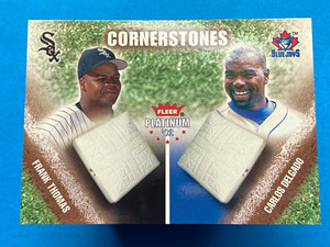 2002 Fleer Platinum Cornerstones #35CS  Frank Thomas Carlos Delgado /2000