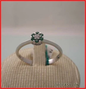 Anello oro 18kt pietre semipreziose effetto SMERALDI - 407126 - Picture 1 of 1