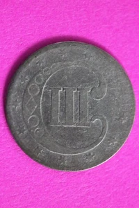 1853 Trime 3 Three Cent Silver Dime Exact Coin Shown In Pics Key Date 59 - Picture 1 of 3