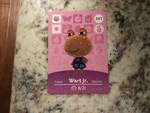 WART JR. #247 Animal Crossing Amiibo Authentic Nintendo Mint Card From Series 3 - Picture 1 of 1