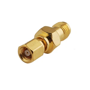 SMC female jack to SMA Female Jack RF Coaxial Adapter Connector gold-pleated New - Picture 1 of 2