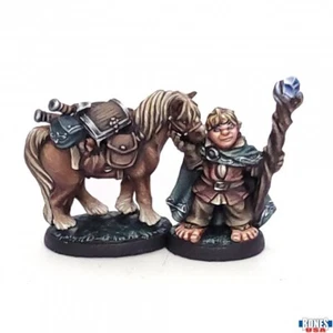 DOBBIN AND BOULDER (Halfling & Pony) Reaper Bones EE. UU.: Reaper Legends REM30199 - Imagen 1 de 3
