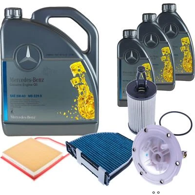 MERCEDES-ORIGINAL, DENCKERMANN DENCKERMANN Inspektionspaket MB 5W-40 229.5 8L für Mercedes-Benz E-Klasse