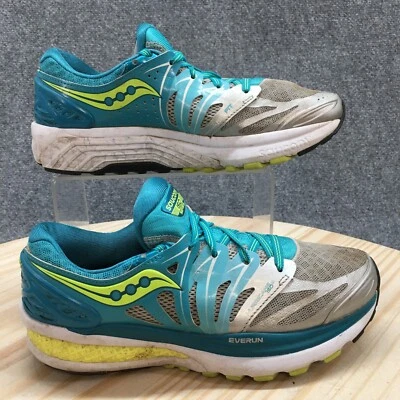 Zapatilla deportiva Saucony para mujer 7,5 azul Hurricane Iso 2 para correr con cordones informal Foto 1 de 4