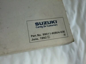 Suzuki Swift Owners Manual 1993 #: 99011-60B04-03E Printed in Japan - Picture 1 of 2